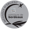 Médaille d'Argent Concours des Vins de Bordeaux