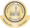 Médaille d'OR Concours Mondial Bruxelles